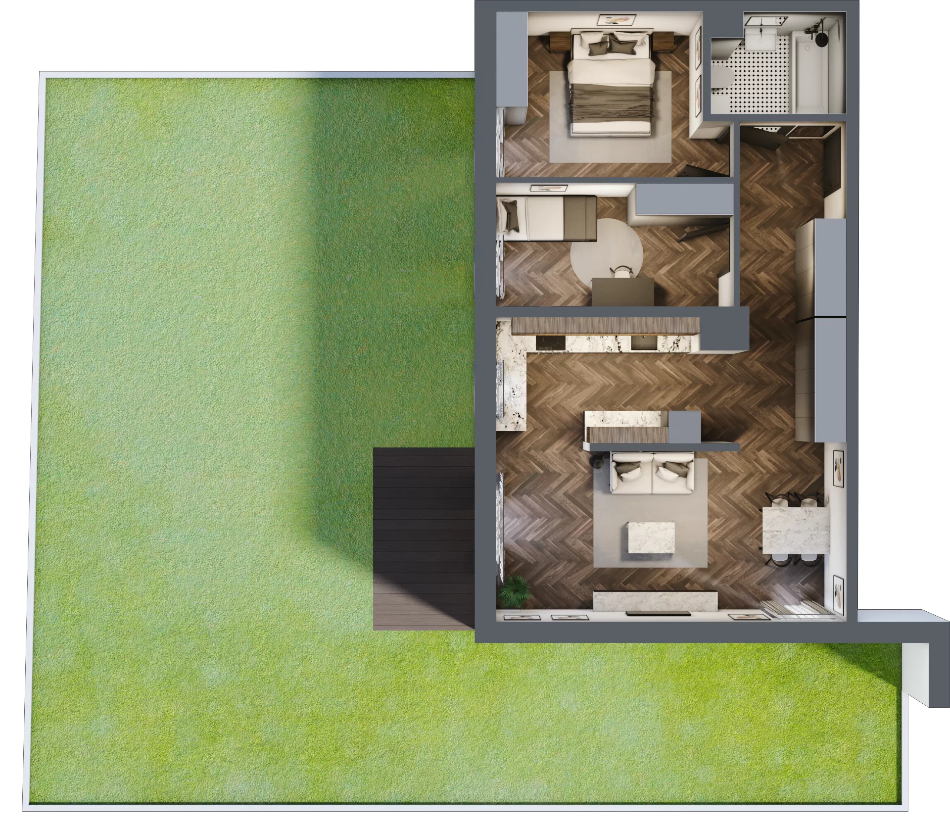 3 pokoje, mieszkanie 69,99 m², parter, oferta nr A3, Karolewska 60, Łódź, Polesie, Karolew, ul. Karolewska 54/60