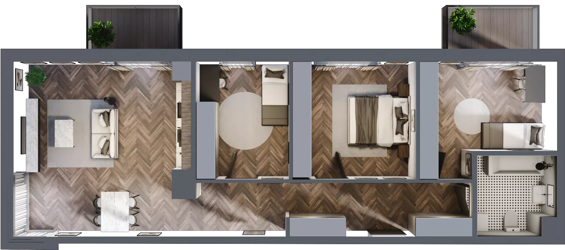 4 pokoje, mieszkanie 88,91 m², piętro 4, oferta nr B34, Karolewska 60, Łódź, Polesie, Karolew, ul. Karolewska 54/60