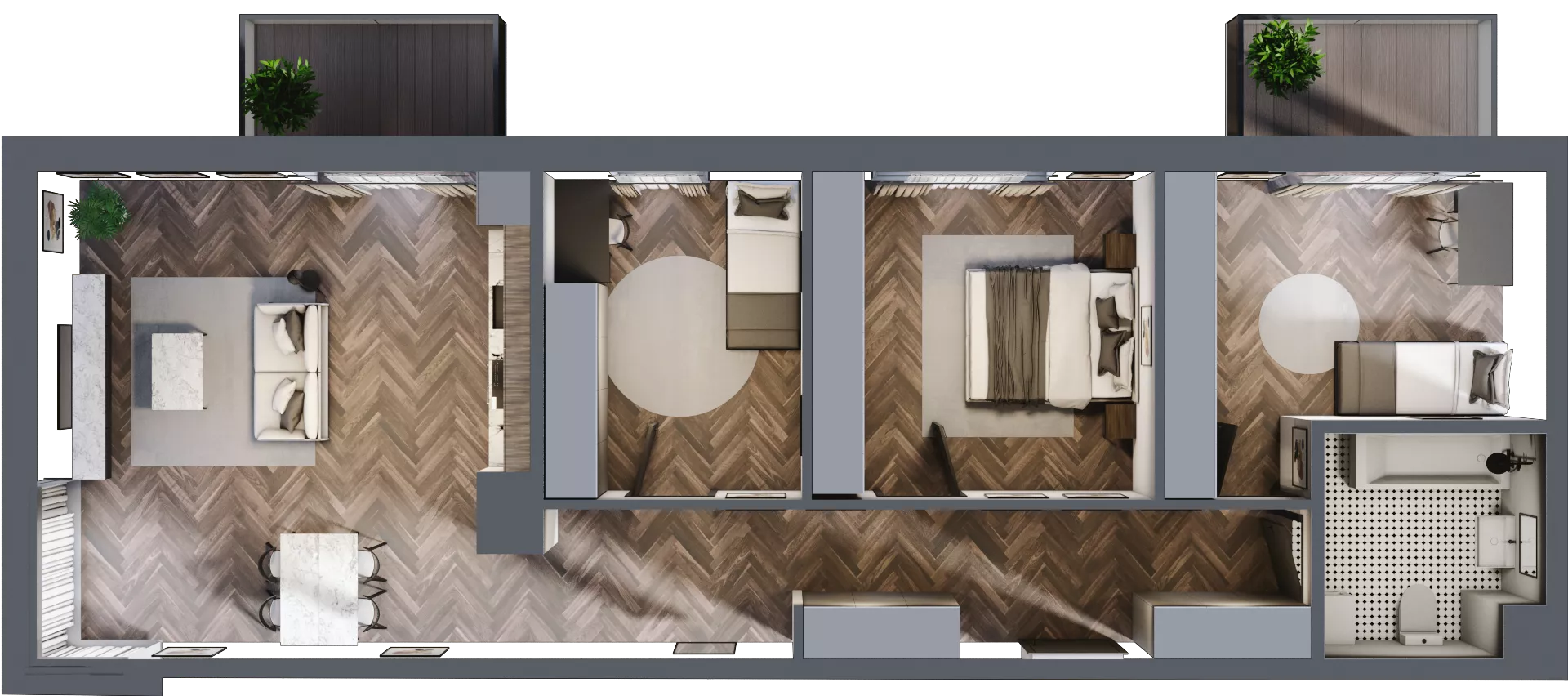 4 pokoje, mieszkanie 88,91 m², piętro 5, oferta nr B43, Karolewska 60, Łódź, Polesie, Karolew, ul. Karolewska 54/60