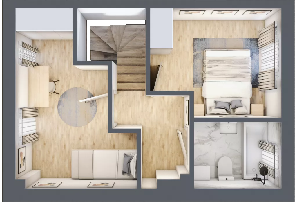 Dom 65,04 m², oferta nr 19, Zielone Ogrody, Łódź, Widzew, ul. Zygmunta