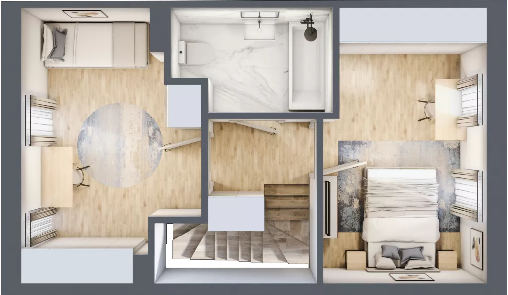 Dom 72,53 m², oferta nr 25A, Nova Magdalenka 6, Słomin, ul. Janczewicka