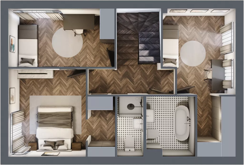 Dom 140,89 m², oferta nr 10A, Wille przy Lesie, Jazgarzewszczyzna, ul. Krzywa