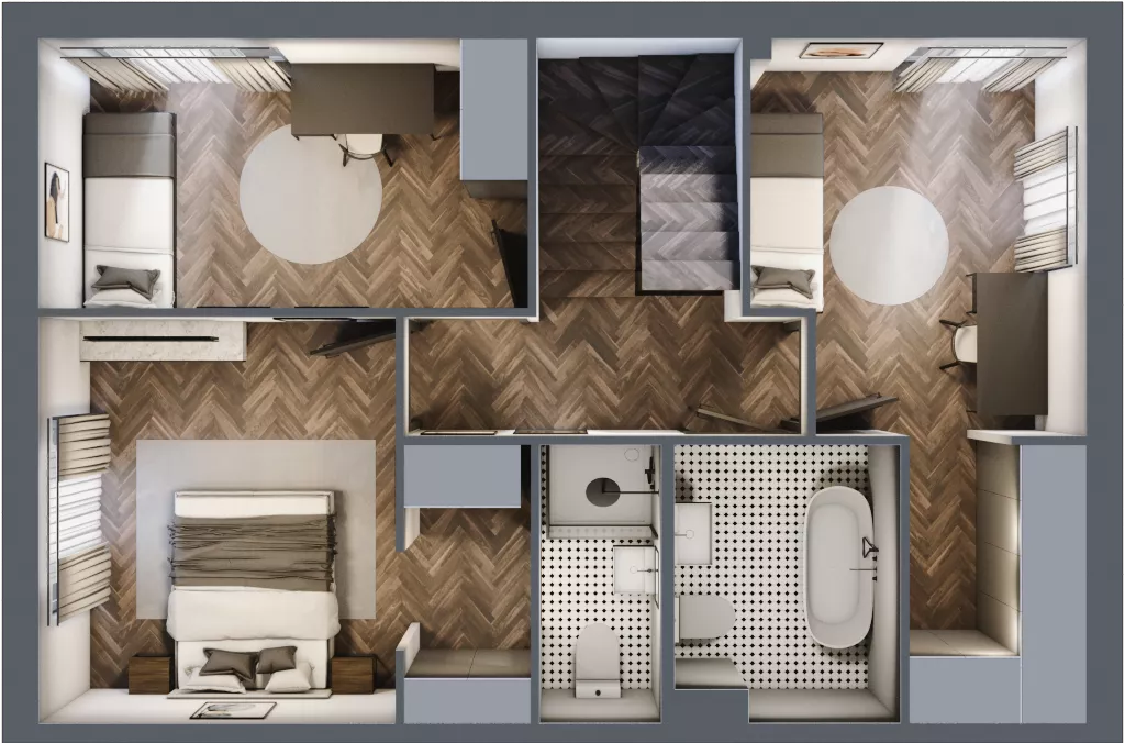 Dom 149,53 m², oferta nr 5B, Wille przy Lesie, Jazgarzewszczyzna, ul. Krzywa