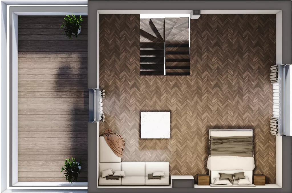 Dom 149,53 m², oferta nr 5B, Wille przy Lesie, Jazgarzewszczyzna, ul. Krzywa