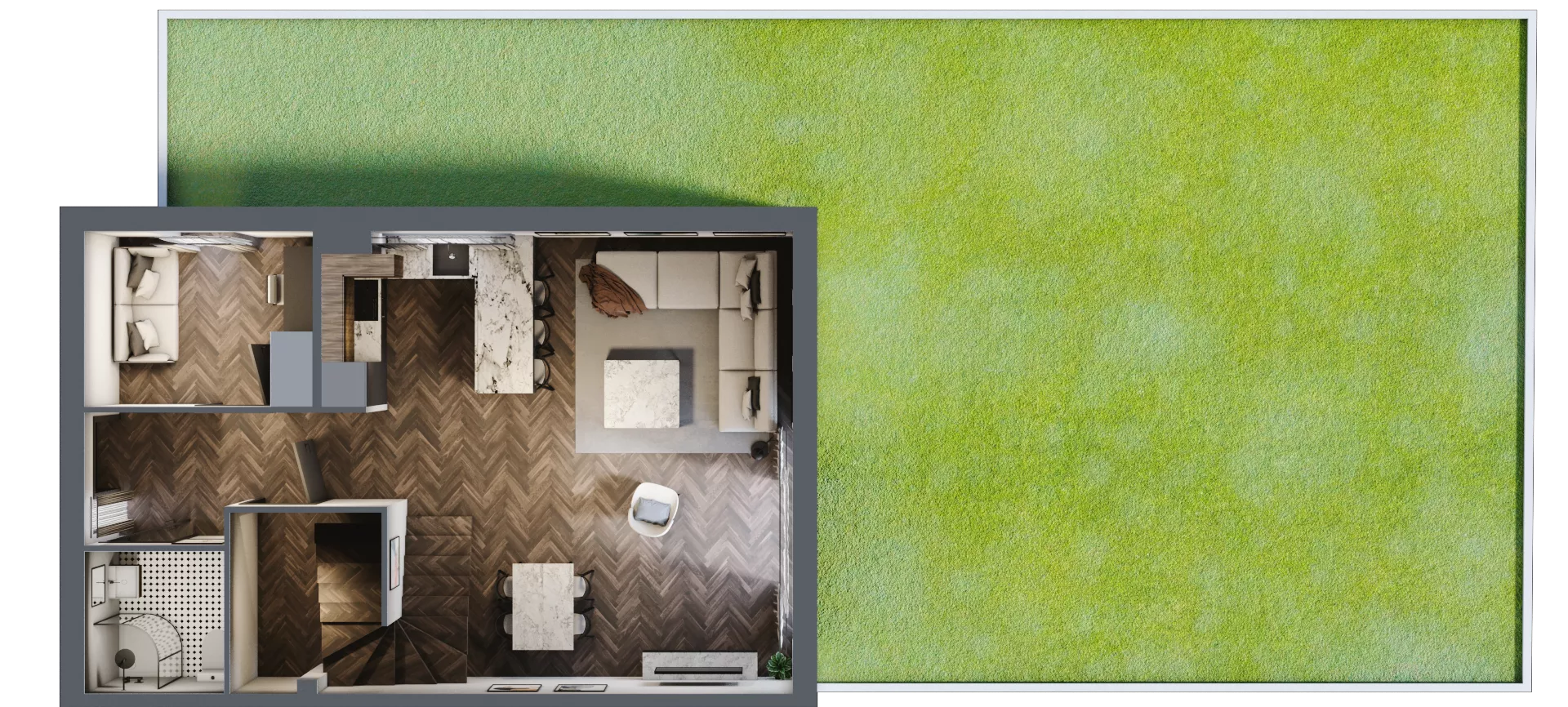 Dom 149,53 m², oferta nr 8A, Wille przy Lesie, Jazgarzewszczyzna, ul. Krzywa
