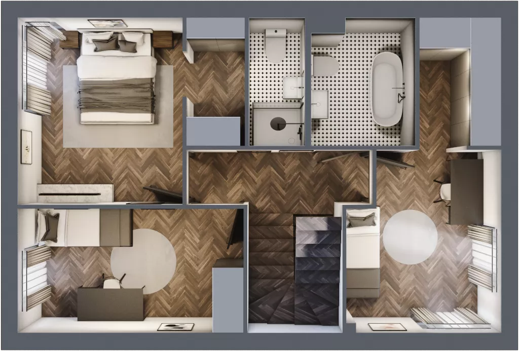 Dom 140,89 m², oferta nr 12B, Wille przy Lesie, Jazgarzewszczyzna, ul. Krzywa