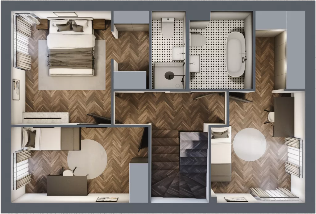 Dom 140,89 m², oferta nr 10B, Wille przy Lesie, Jazgarzewszczyzna, ul. Krzywa