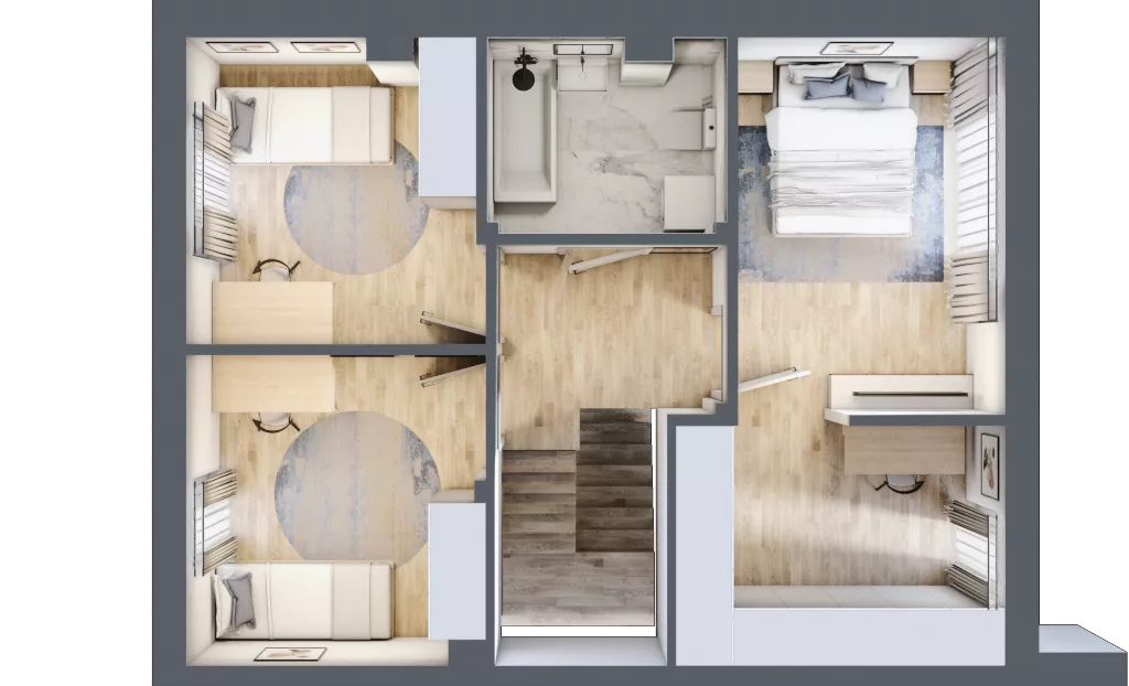 Dom 106,43 m², oferta nr 6B, Miasto Ogród 5, Ożarów Mazowiecki, ul. Dmowskiego