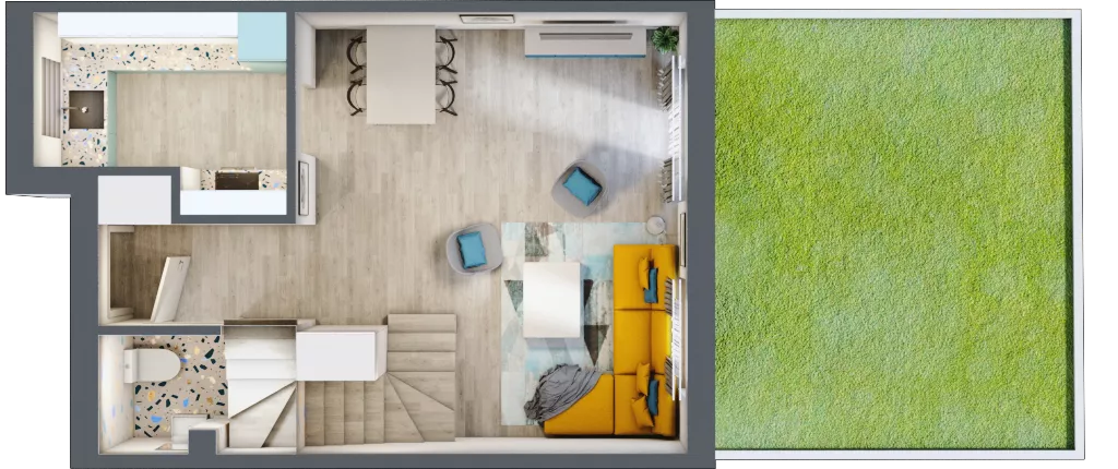 Dom 82,07 m², oferta nr 104B, Nova Magdalenka 7, Słomin, ul. Janczewicka
