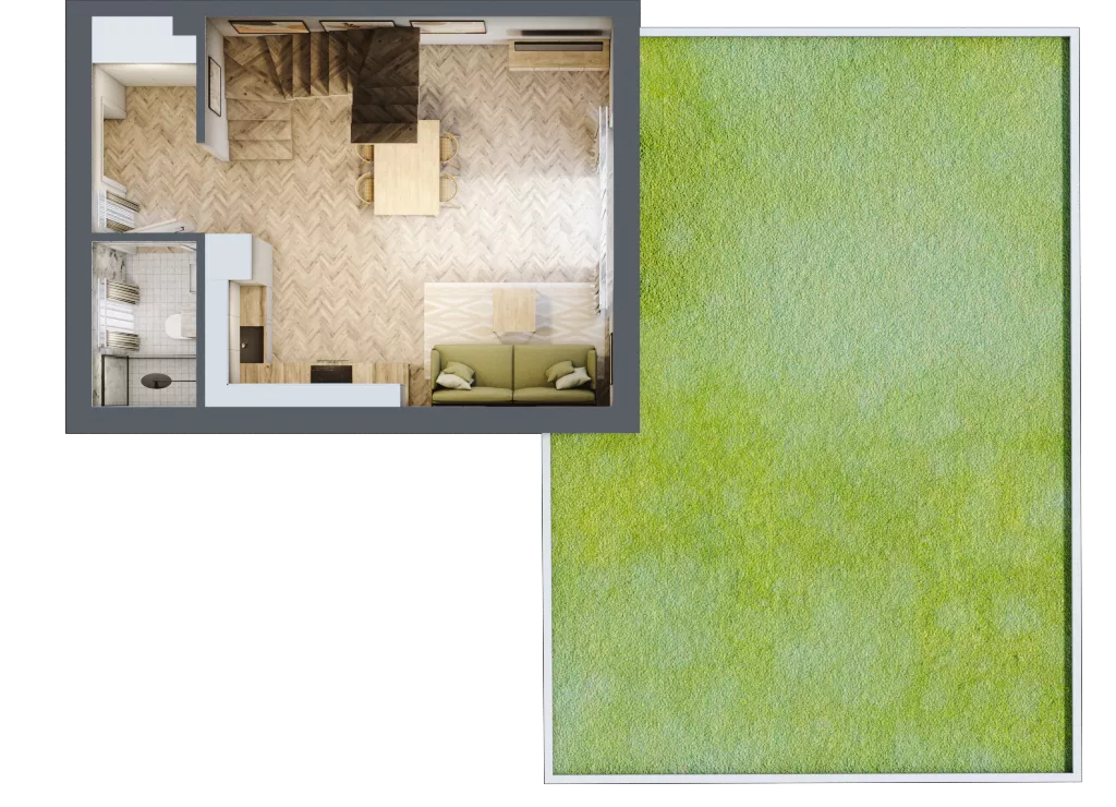 Dom 74,16 m², oferta nr 25, Boska Ksawerowska 2, Łódź, Górna, ul. Mały Skręt