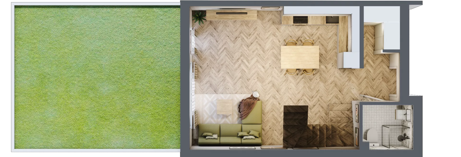 Dom 85,17 m², oferta nr 17B, Arkady Walendów, Walendów, ul. Brzozowa