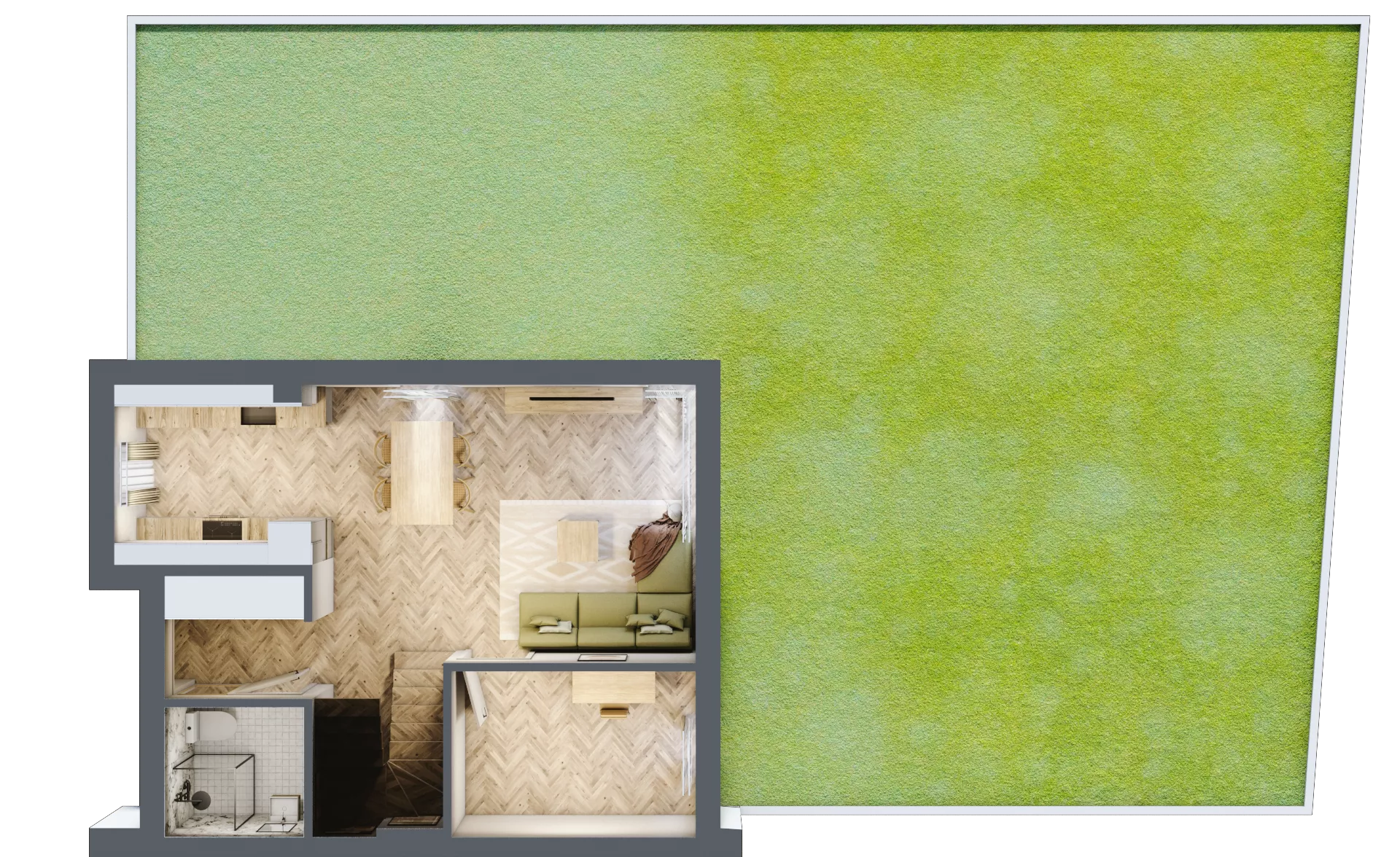 Dom 94,50 m², oferta nr 1A, Arkady Walendów, Walendów, ul. Brzozowa