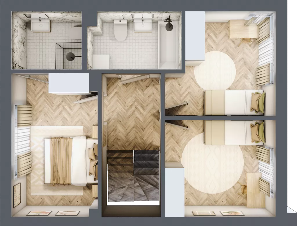Dom 94,50 m², oferta nr 1A, Arkady Walendów, Walendów, ul. Brzozowa