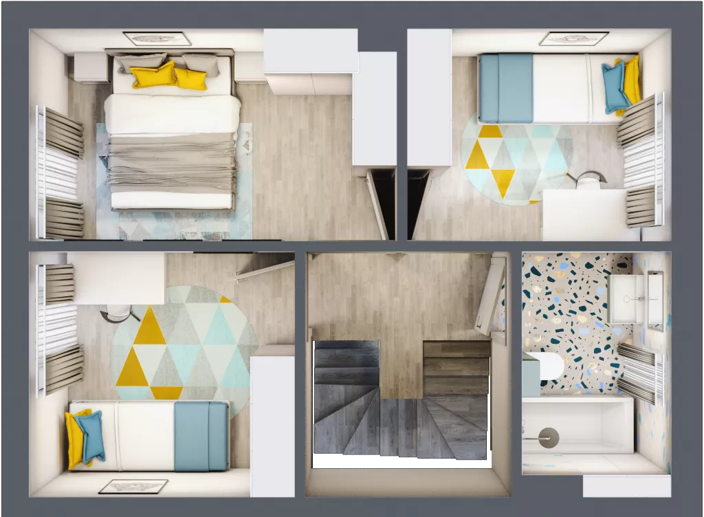 Dom 72,70 m², oferta nr 16B, Osiedle Stokrotki, Boryszew, ul. Nadziei