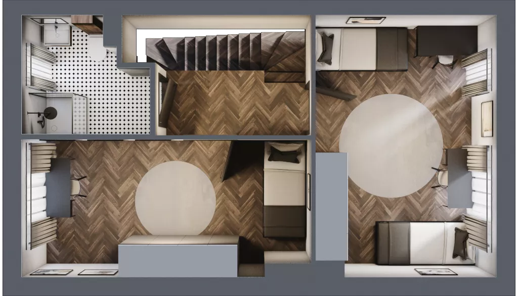 Dom 123,68 m², oferta nr 5, Wille Stolema, Gdańsk, Jasień, Zabornia, ul. Stolema