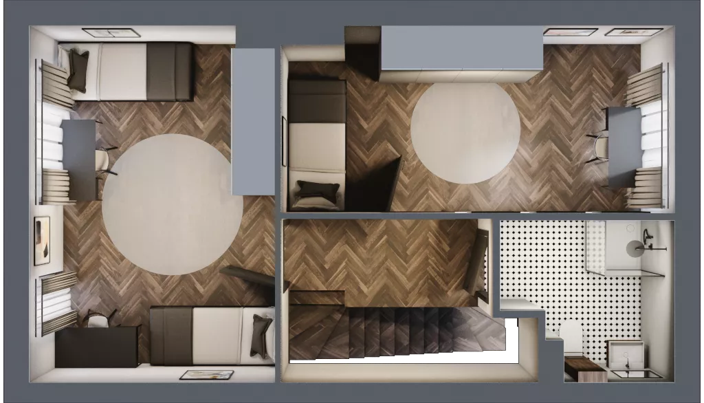 Dom 123,68 m², oferta nr 7, Wille Stolema, Gdańsk, Jasień, Zabornia, ul. Stolema
