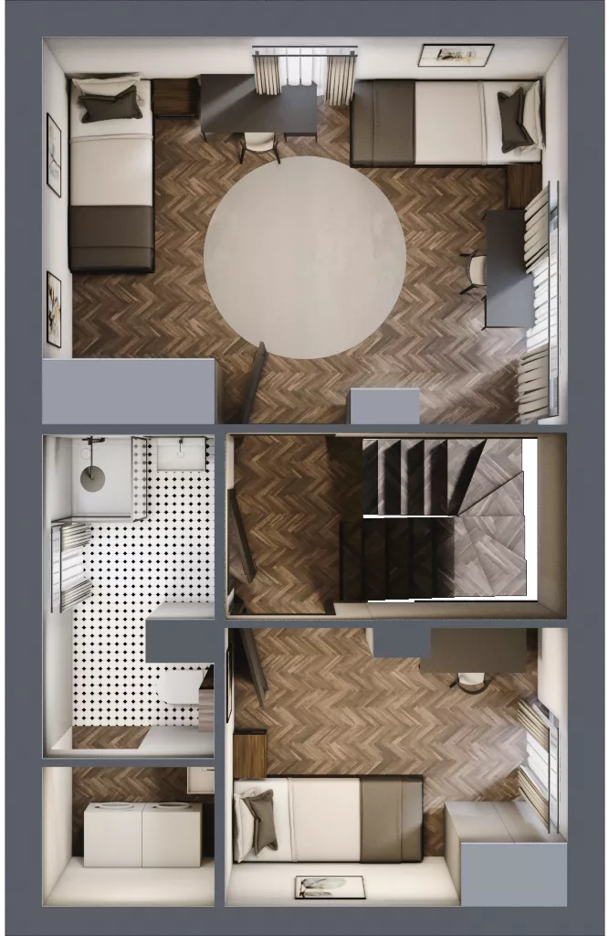 Dom 116,81 m², oferta nr 4, Wille Stolema, Gdańsk, Jasień, Zabornia, ul. Stolema