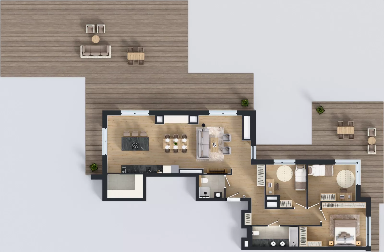 4 pokoje, apartament 111,24 m², piętro 4, oferta nr M.4.13, Marimonte - Apartamenty Mieszkalne, Warszawa, Bielany, Marymont-Kaskada, ul. Marymoncka 4