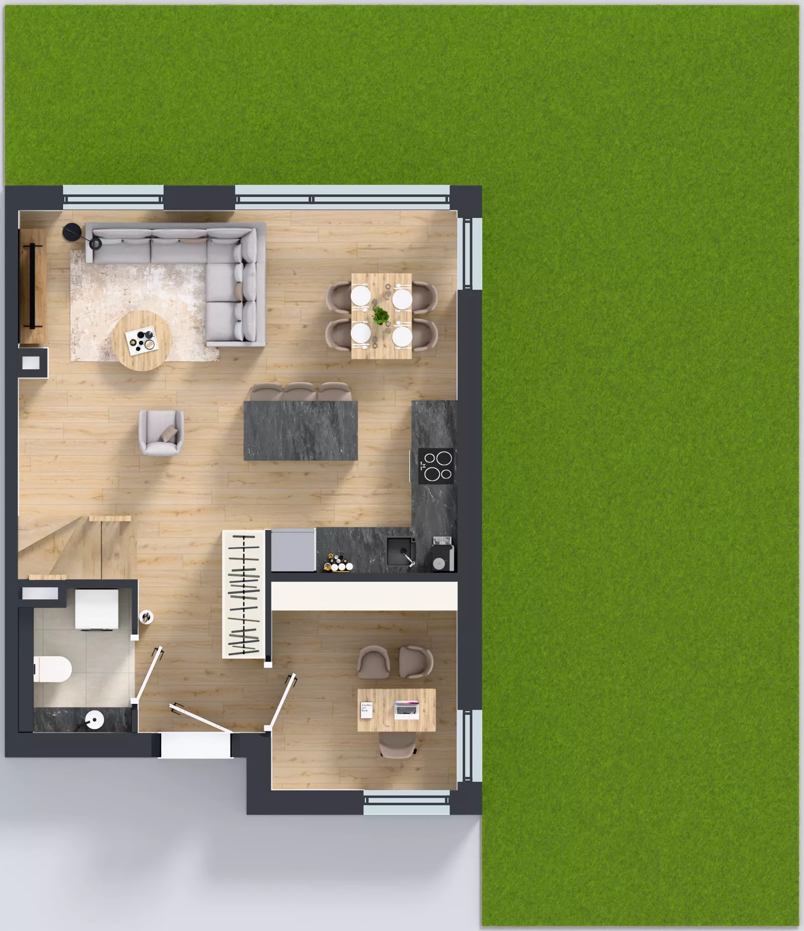 Dom 94,00 m², oferta nr B14 lok.2, Przyjazne Janczewice, Janczewice, ul. Pszenna 9