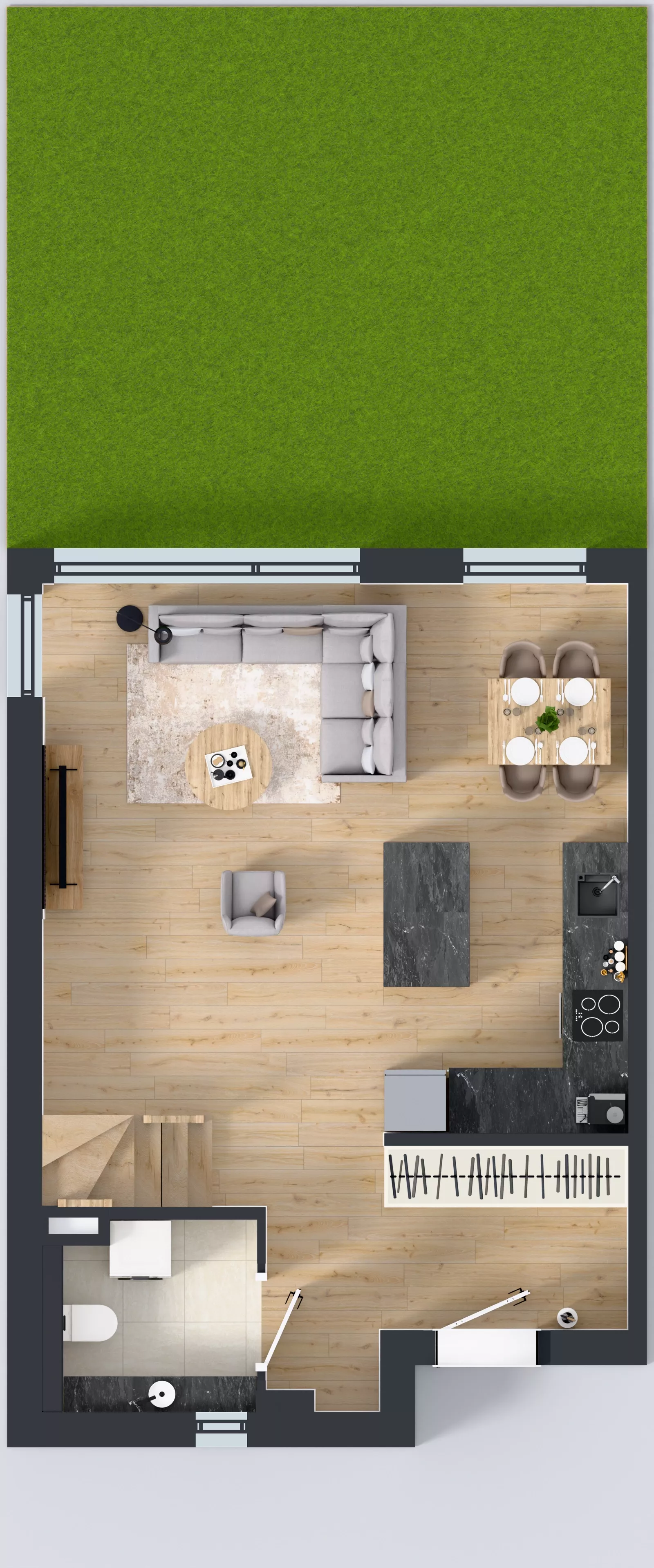 Dom 88,00 m², oferta nr B17 lok.1, Przyjazne Janczewice, Janczewice, ul. Pszenna 9