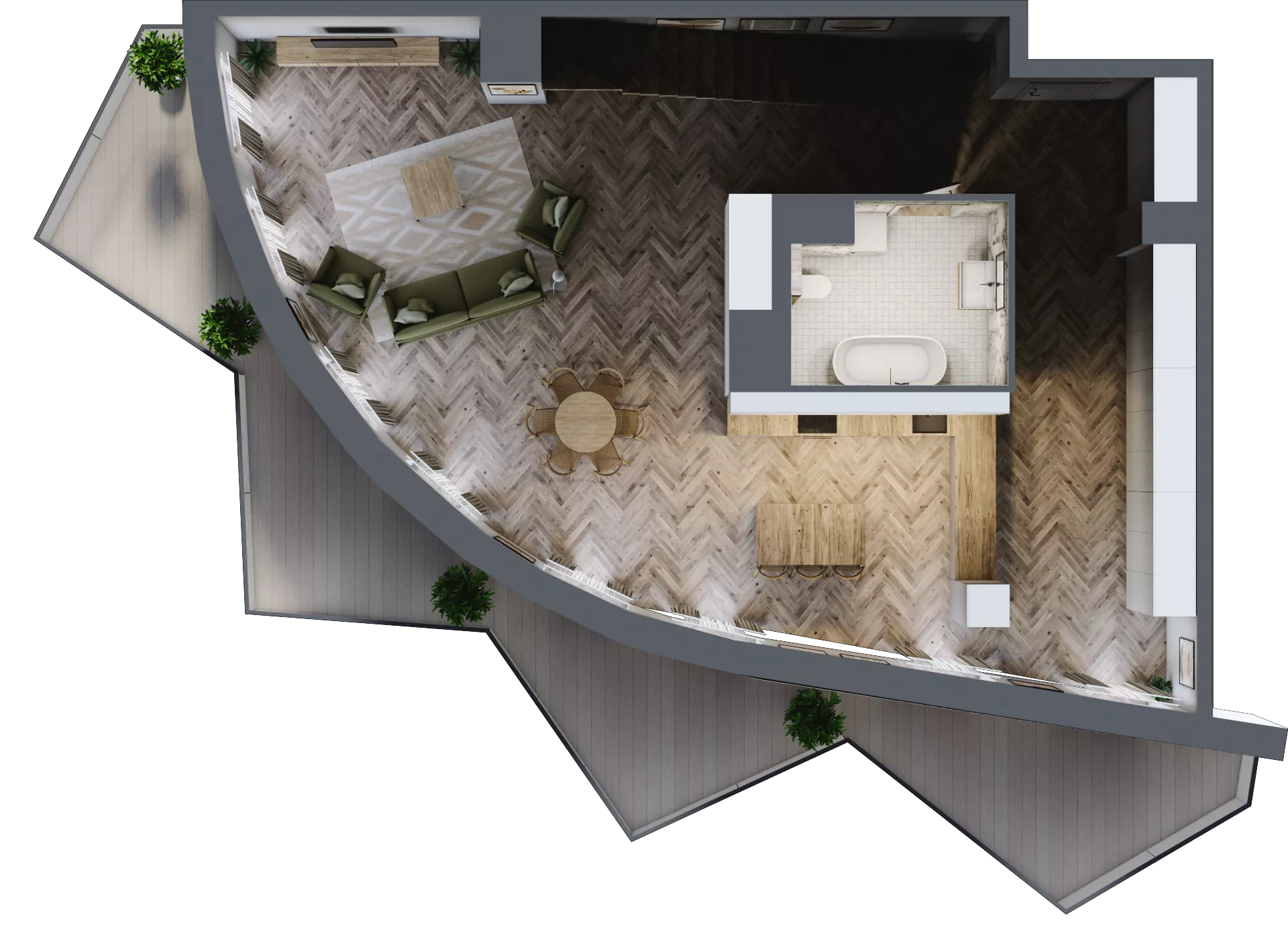 1 pokój, mieszkanie 103,65 m², piętro 8, oferta nr A96, Drago, Kraków, Bronowice, Górka Narodowa, ul. Stefana Banacha