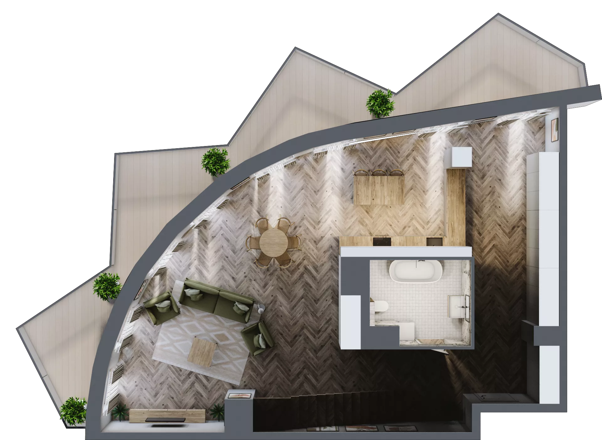 1 pokój, mieszkanie 103,59 m², piętro 8, oferta nr A97, Drago, Kraków, Bronowice, Górka Narodowa, ul. Stefana Banacha