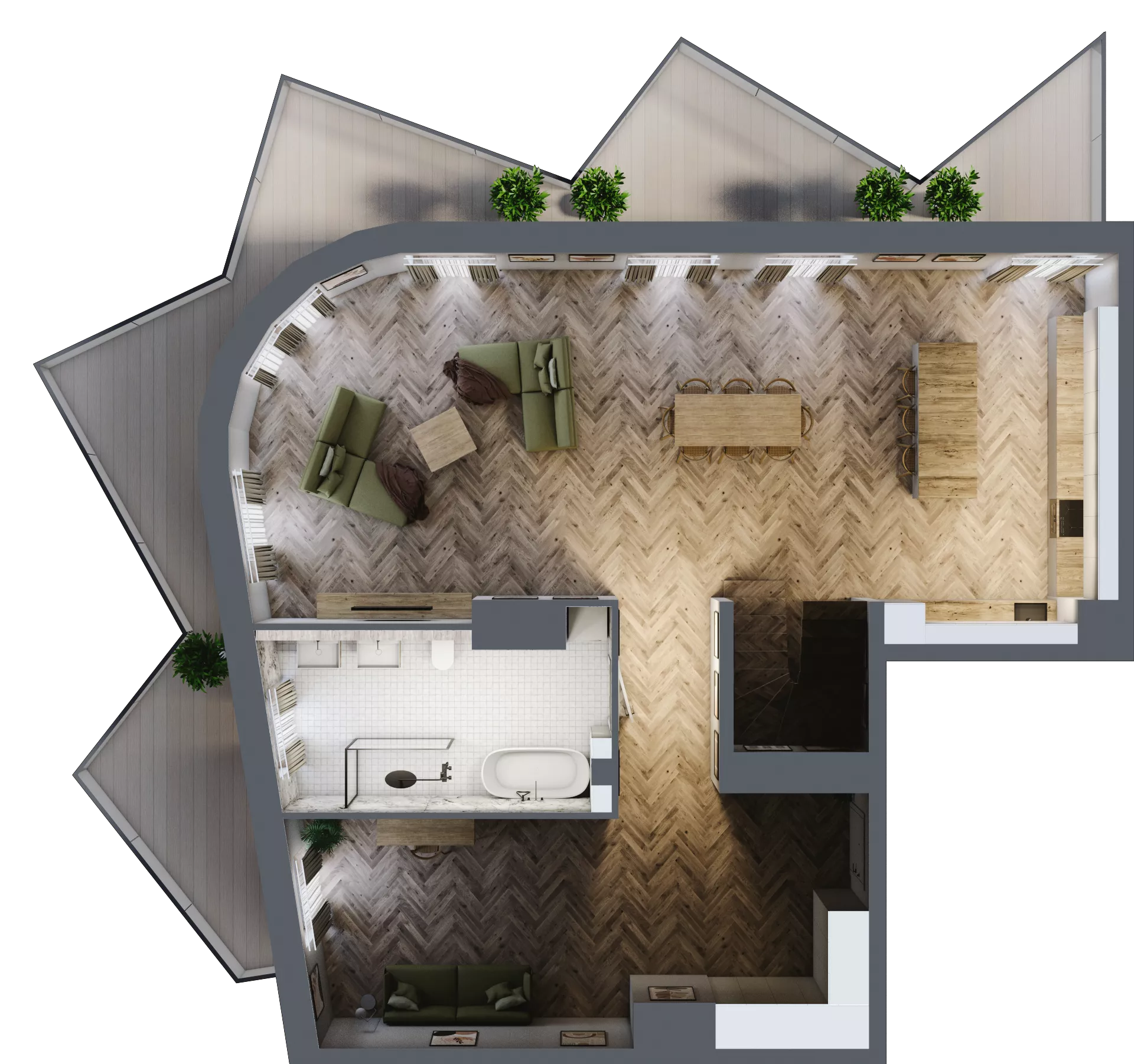 1 pokój, mieszkanie 119,24 m², piętro 8, oferta nr A99, Drago, Kraków, Bronowice, Górka Narodowa, ul. Stefana Banacha