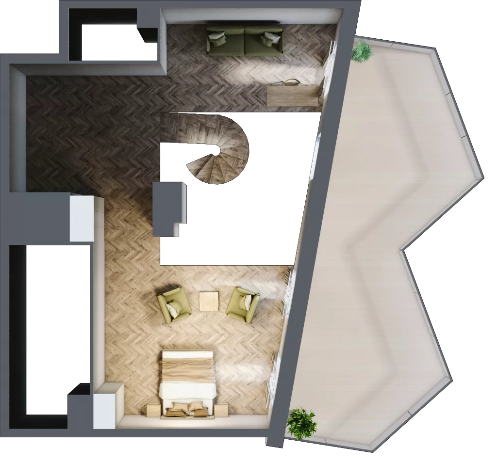 1 pokój, mieszkanie 109,29 m², piętro 8, oferta nr A95, Drago, Kraków, Bronowice, Górka Narodowa, ul. Stefana Banacha