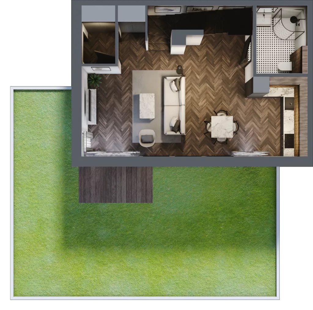 Dom i rezydencja 80,00 m², oferta nr 10.2., Tesoro Golf Park 4PLEX, Pętkowice, ul. Parkowa