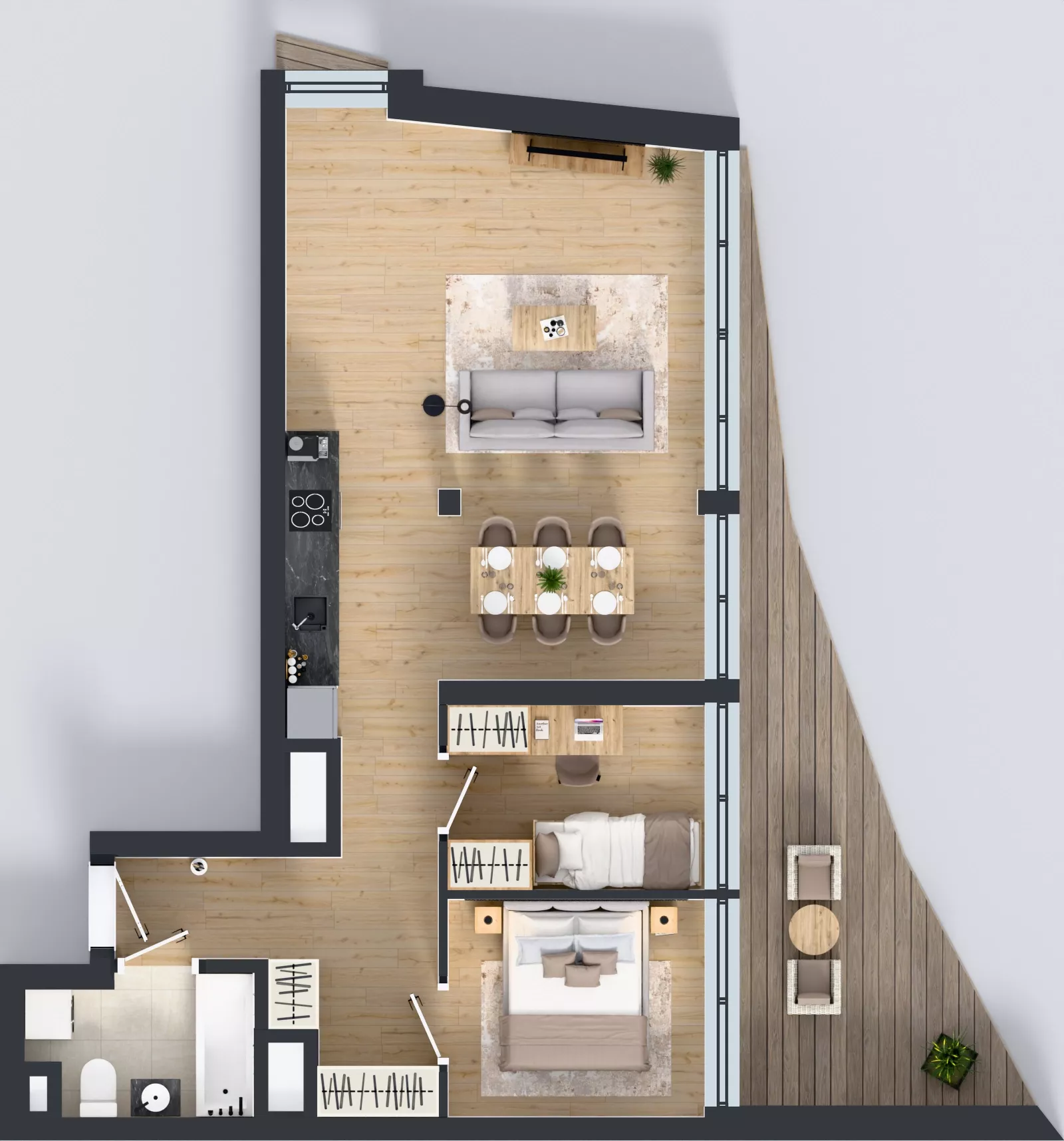 3 pokoje, mieszkanie 62,69 m², piętro 11, oferta nr M.175, Nowa Gwiazda, Katowice, Zawodzie, ul. Bogucicka