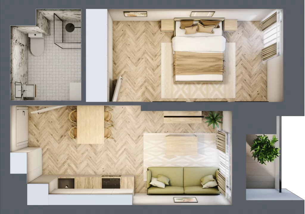 2 pokoje, lokal inwestycyjny 36,56 m², piętro 4, oferta nr L67, Sky Trust II - lokale inwestycyjne, Kielce, Bocianek, al. Solidarności / ul. Świętokrzyska