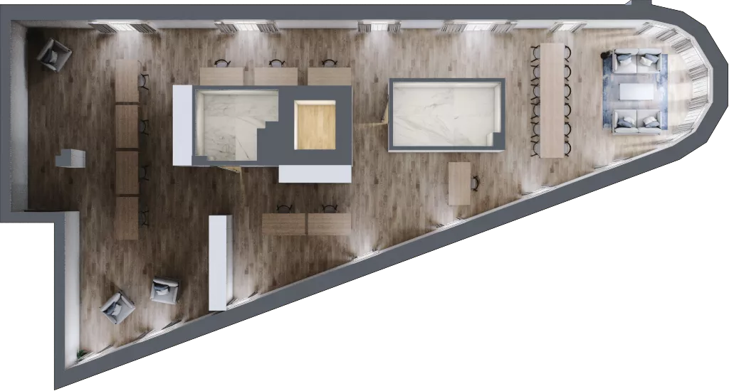 1 pokój, apartament 170,65 m², piętro 1, oferta nr 1_4, New Iron, Łódź, Śródmieście, ul. Andrzeja Struga 22