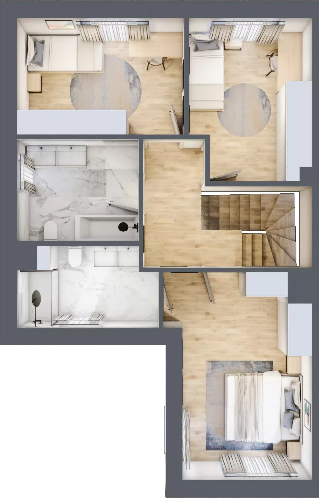 Dom 124,07 m², oferta nr 1.1, Ostoja Sękocin, Sękocin Stary, ul. Sękocińska 89