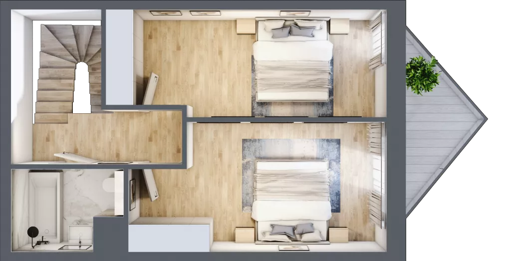 3 pokoje, mieszkanie 43,07 m², parter, oferta nr B/0/5, Ogrodowa 12, Poznań, Stare Miasto, Stare Miasto, ul. Ogrodowa 12