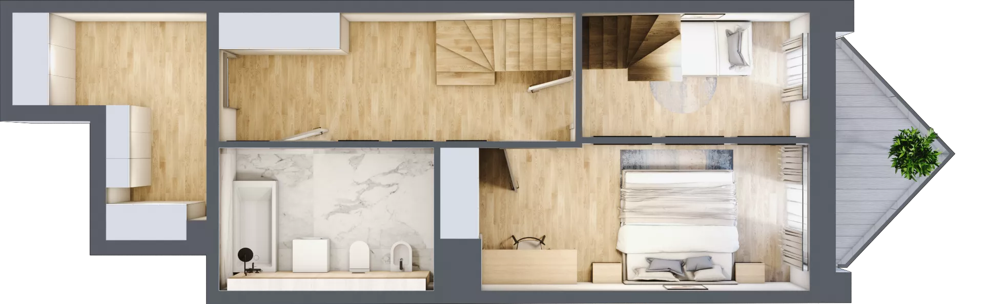 3 pokoje, mieszkanie 166,70 m², piętro 7, oferta nr B/7/5, Ogrodowa 12, Poznań, Stare Miasto, Stare Miasto, ul. Ogrodowa 12
