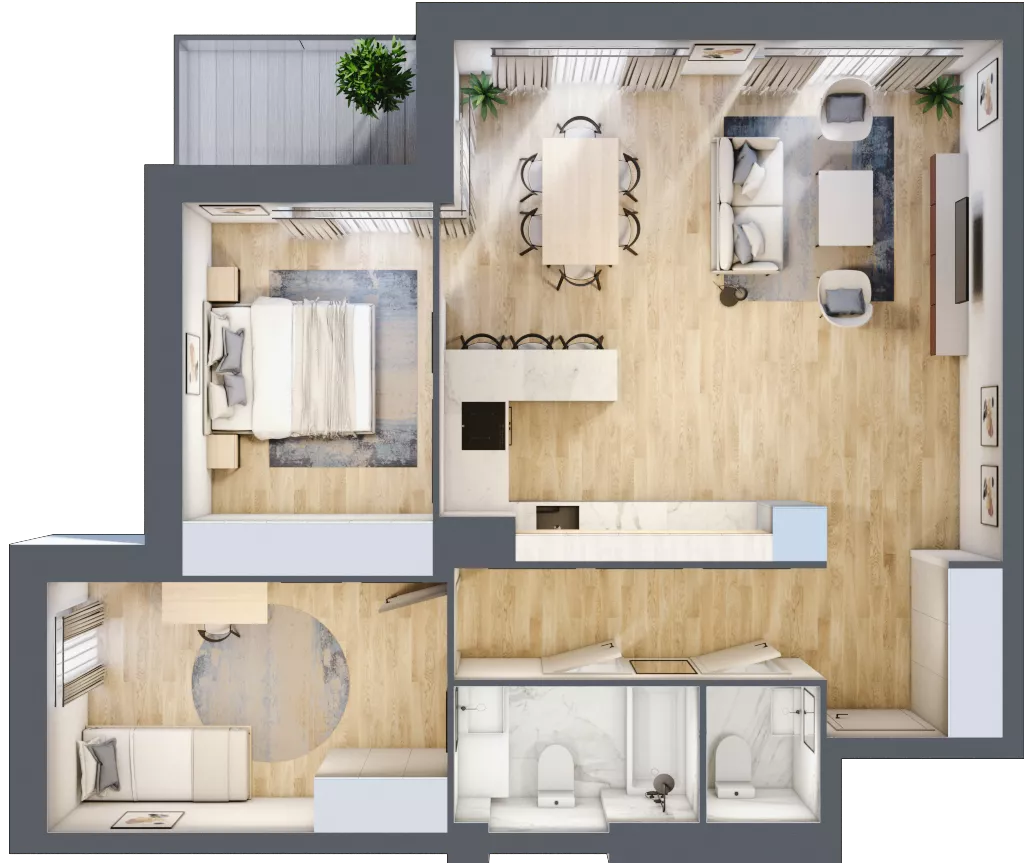 3 pokoje, mieszkanie 72,27 m², piętro 1, oferta nr E18, Nowomiejska, Suwałki, Północ, ul. Nowomiejska