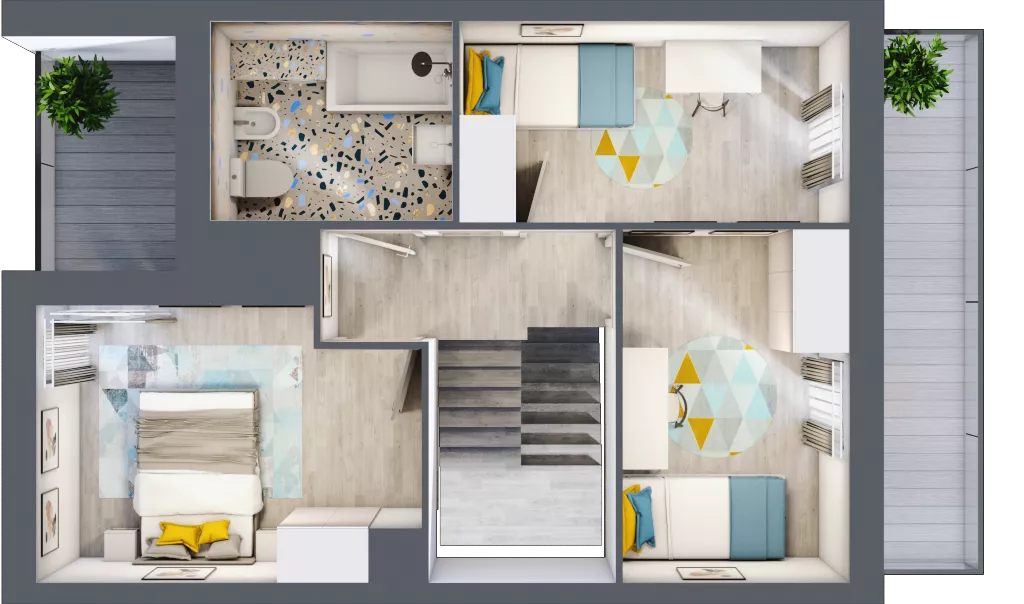 4 pokoje, mieszkanie 80,46 m², piętro 5, oferta nr F/M38, Stara Cegielnia etap II, Mielec, ul. Wojsławska 1