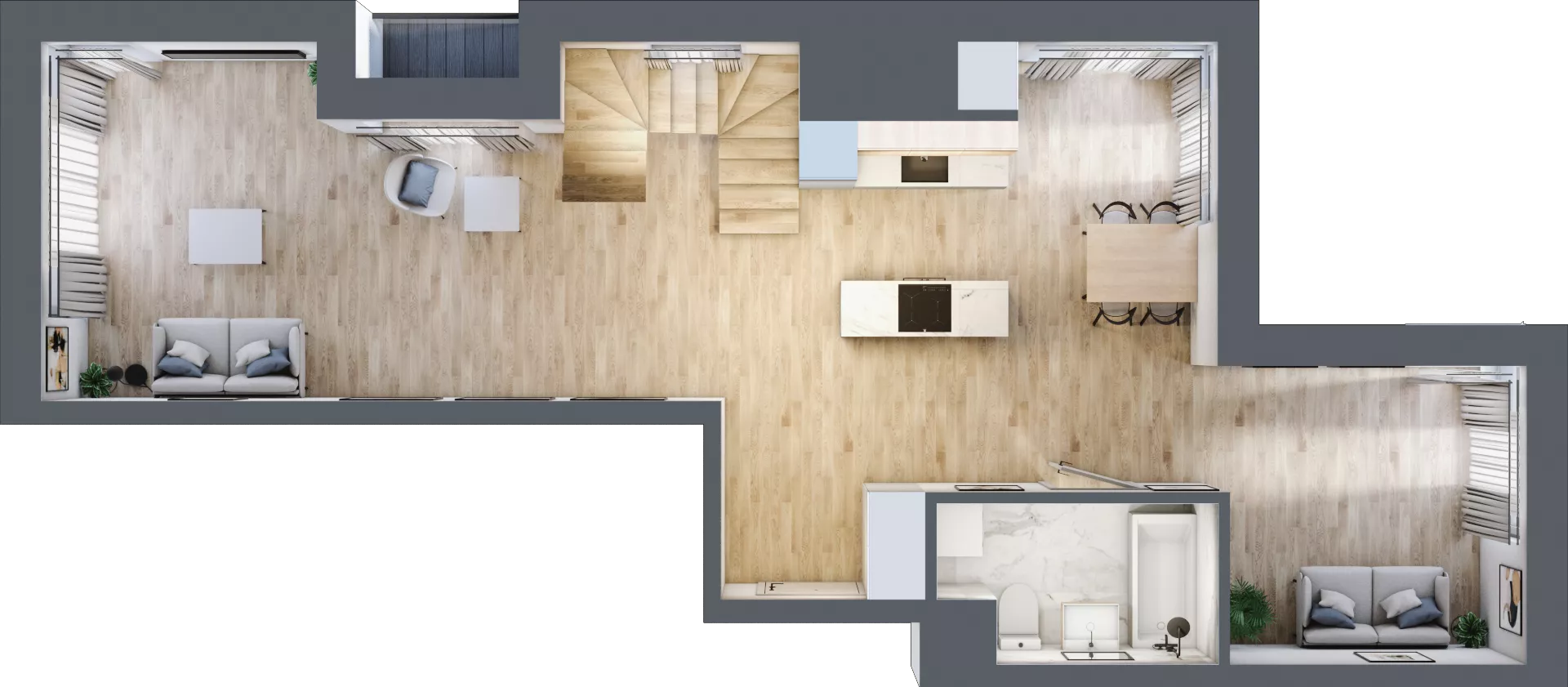 2 pokoje, mieszkanie 119,53 m², piętro 11, oferta nr M1106, SeaBreeze, Świnoujście, Osiedle Matejki, ul. Jana Matejki 41