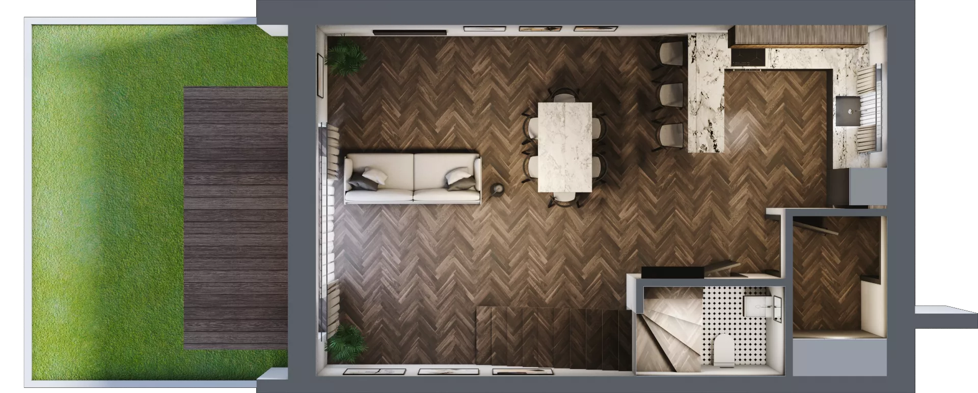 Dom 138,85 m², oferta nr 1B, Nova Przylaszczkova, Warszawa, Wawer, Nadwiśle, ul. Przylaszczkowa 54