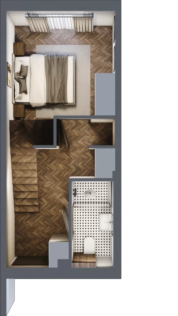 4 pokoje, mieszkanie 63,49 m², piętro 1, oferta nr G2, Zgodna Park, Libertów, ul. Zgodna