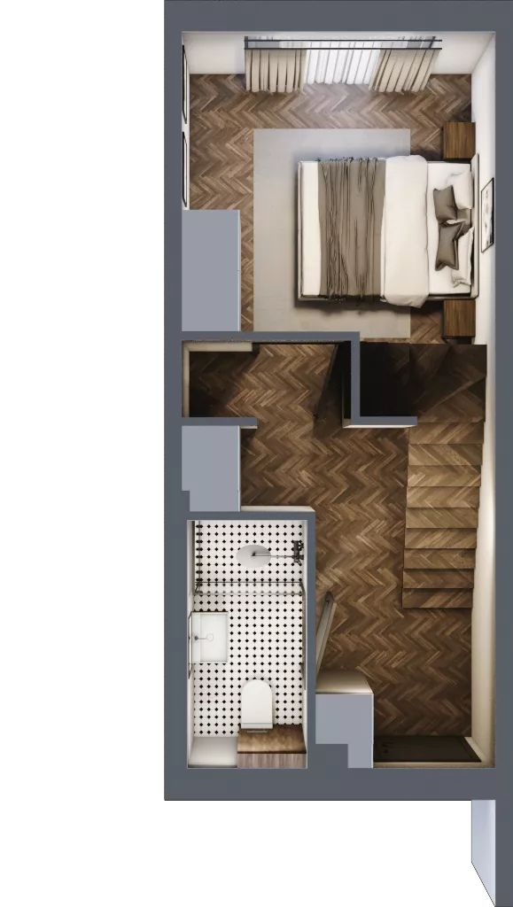 4 pokoje, mieszkanie 63,49 m², piętro 1, oferta nr L2, Zgodna Park, Libertów, ul. Zgodna