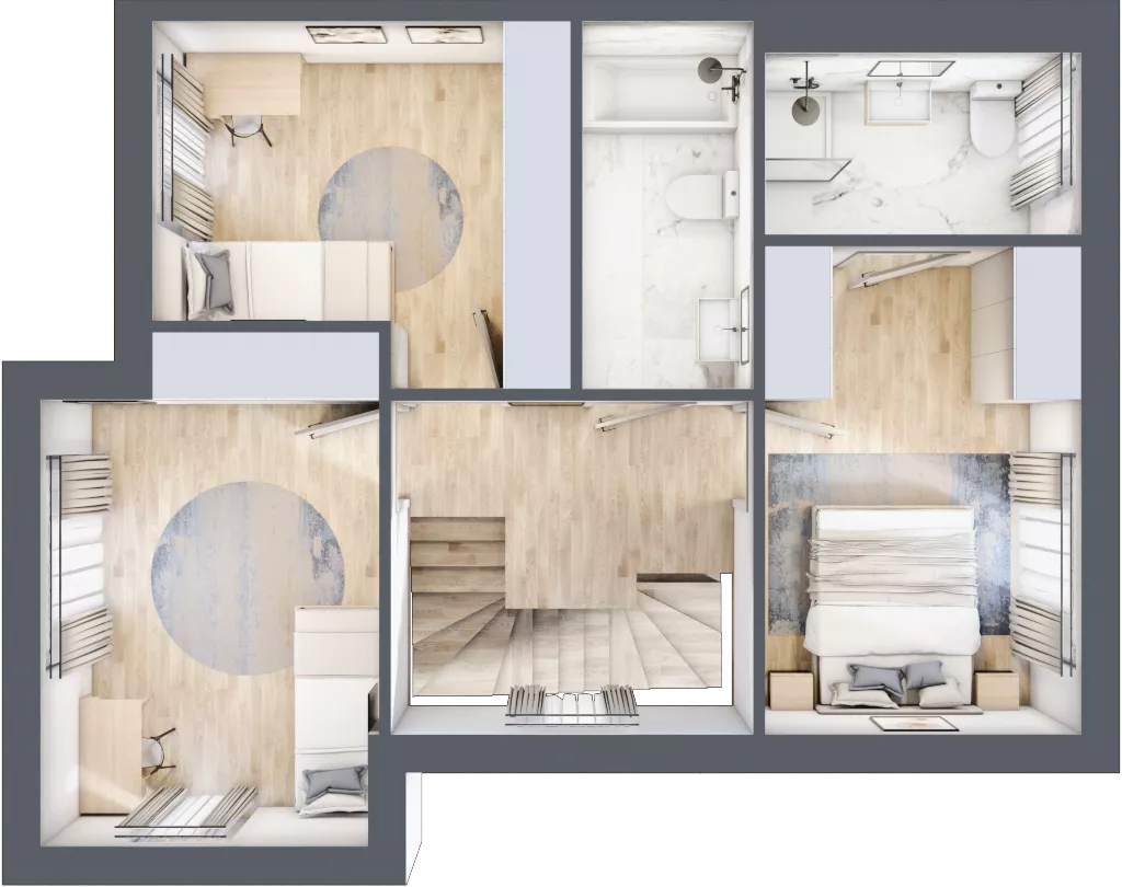 4 pokoje, mieszkanie 154,24 m², parter, oferta nr A1, Osiedle Willa Park Cietrzewia, Warszawa, Włochy, Stare Włochy, ul. Kleszczowa 25