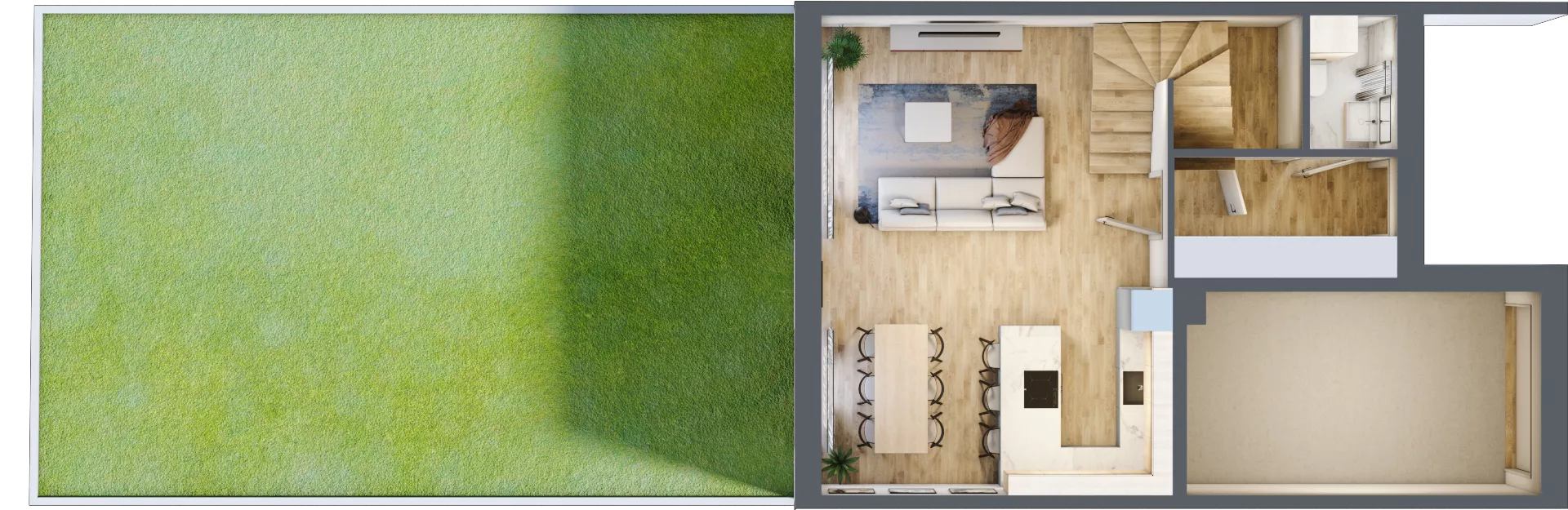 Dom 122,95 m², oferta nr D1 wykończone "pod klucz", Riverside Eco Home, Parzniew, ul. Główna 27