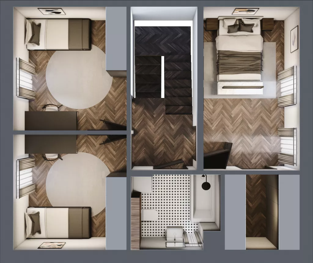 Dom 102,58 m², oferta nr A.2.1, Pustynna 51, Łódź, Górna, ul. Pustynna 51