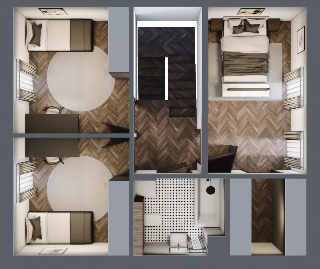 Dom 102,58 m², oferta nr A.11.1, Pustynna 51, Łódź, Górna, ul. Pustynna 51