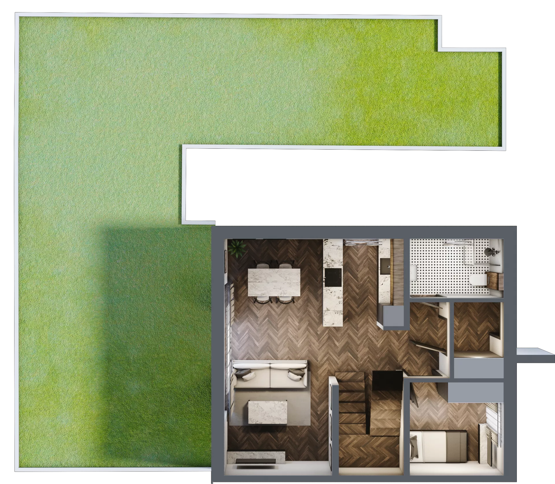 Dom 102,58 m², oferta nr A.13.2, Pustynna 51, Łódź, Górna, ul. Pustynna 51
