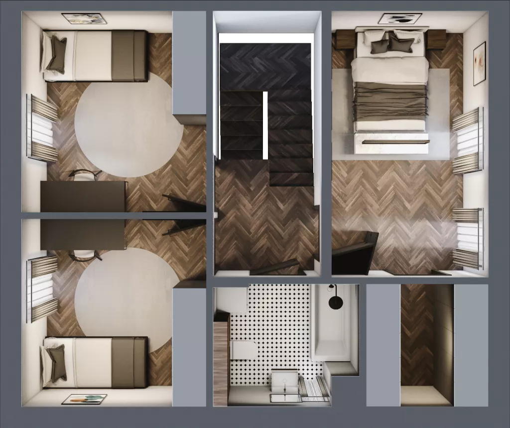 Dom 102,58 m², oferta nr A.10.1, Pustynna 51, Łódź, Górna, ul. Pustynna 51