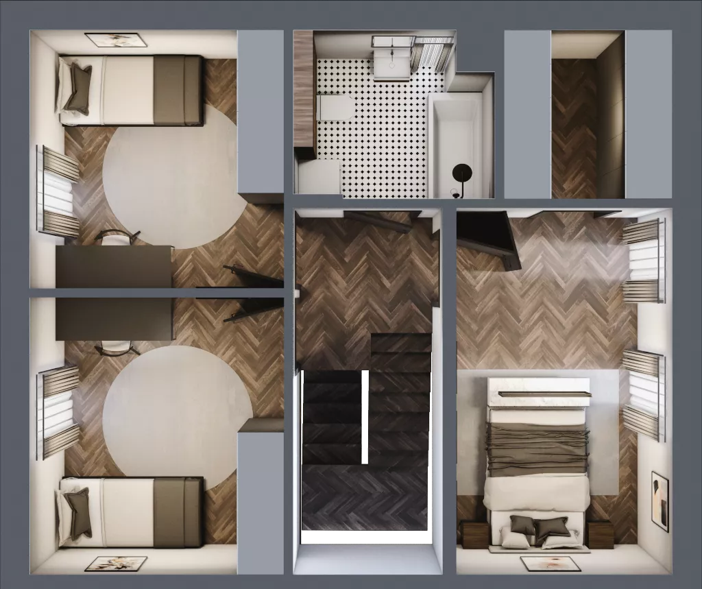 Dom 102,58 m², oferta nr A.7.2, Pustynna 51, Łódź, Górna, ul. Pustynna 51