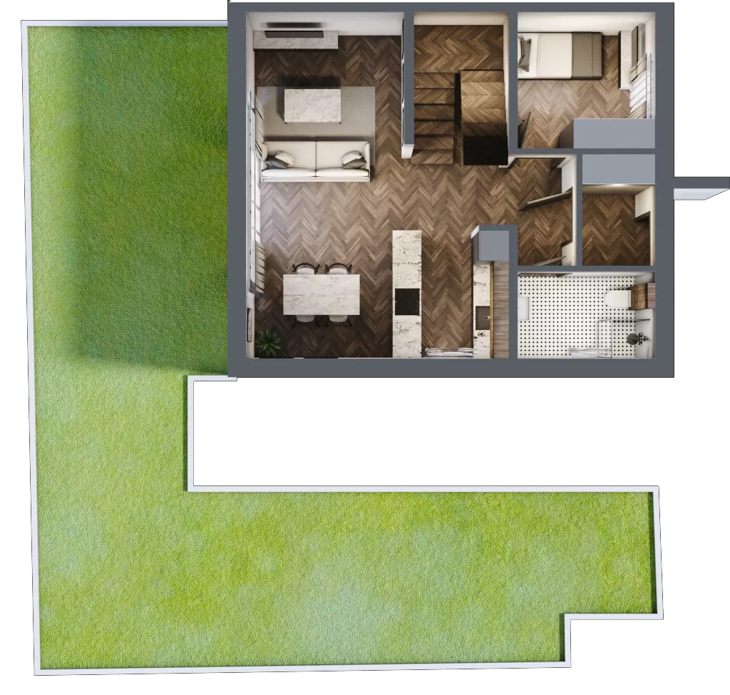 Dom 102,58 m², oferta nr A.4.1, Pustynna 51, Łódź, Górna, ul. Pustynna 51