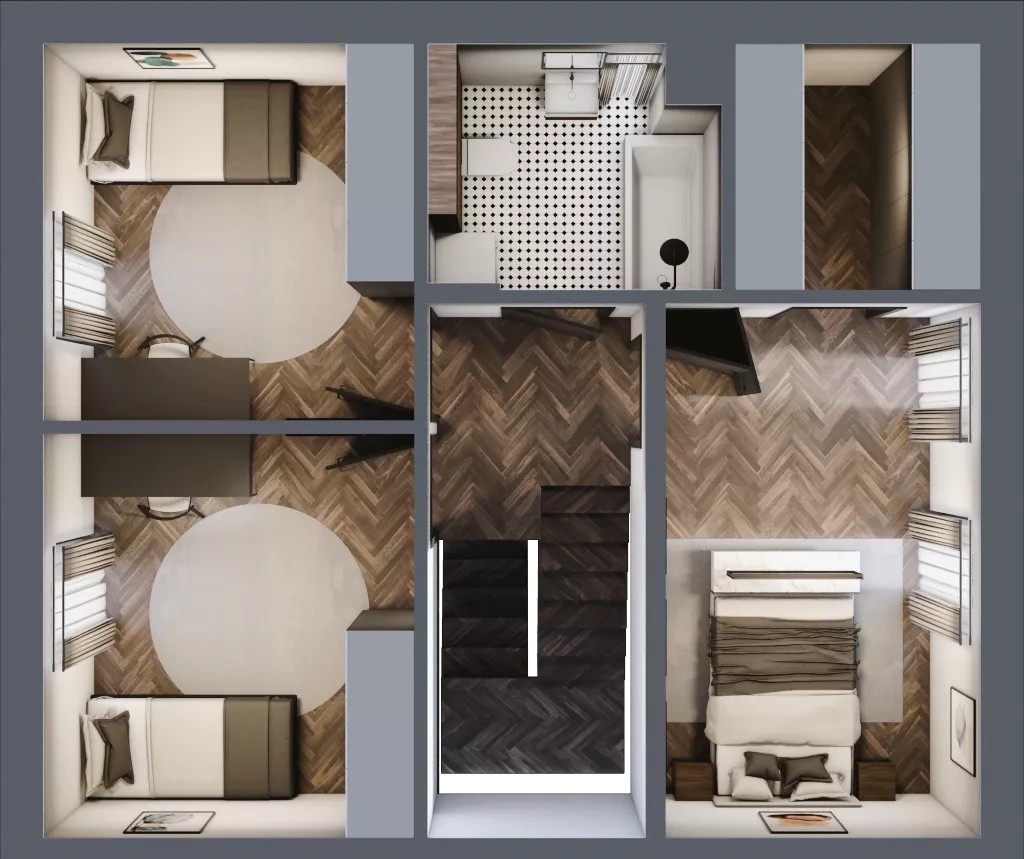 Dom 102,58 m², oferta nr A.9.2, Pustynna 51, Łódź, Górna, ul. Pustynna 51